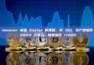 Janover 借鉴 Saylor 的策略，将 SOL 资产增加到 2000 万美元，股票飙升 1700%