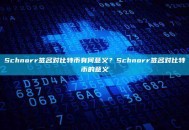 Schnorr签名对比特币有何意义？Schnorr签名对比特币的意义