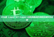 什么是 Layer-0？Layer-0技术推动区块链互操作性发展