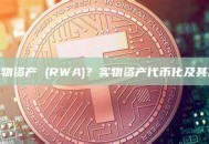 什么是实物资产 (RWA)？实物资产代币化及其优势分析