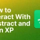 如何与Abstract生态系统互动并获得 XP