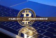 什么是COTI？COTI区块链支付项目介绍