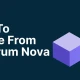 如何从 Arbitrum Nova 桥接代币