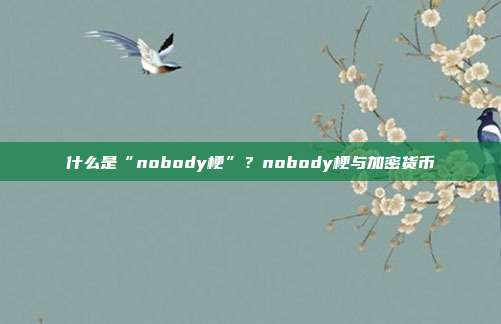 什么是“nobody梗”?nobody梗与加密货币