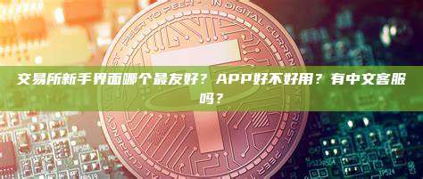 交易所新手界面哪个最友好?APP好不好用?有中文客服吗?