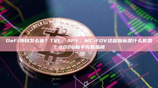 DeFi项目怎么选？TVL、APY、MC/FDV这些指标是什么意思？2026新手完整指南