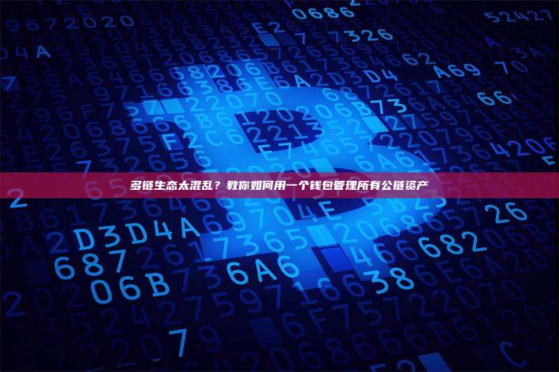 多链生态太混乱？教你如何用一个钱包管理所有公链资产